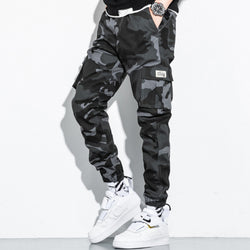 Men's Large Size Camouflage Overalls Cargo Pant